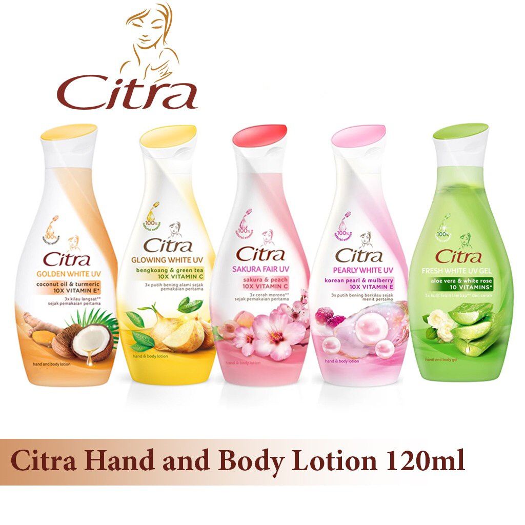 Citra Hand Body Lotion 120ml Shopee Malaysia