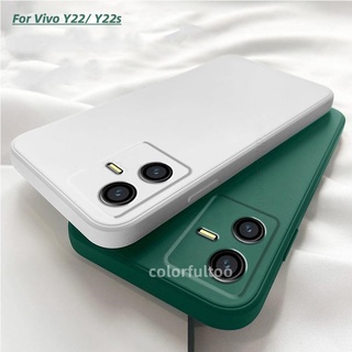For Vivo Y22S Case Silicone Back Cover Phone Case for Vivo Y22 V2207 V2206  Y 22S Soft Case for VivoY22 Funda Cartoon