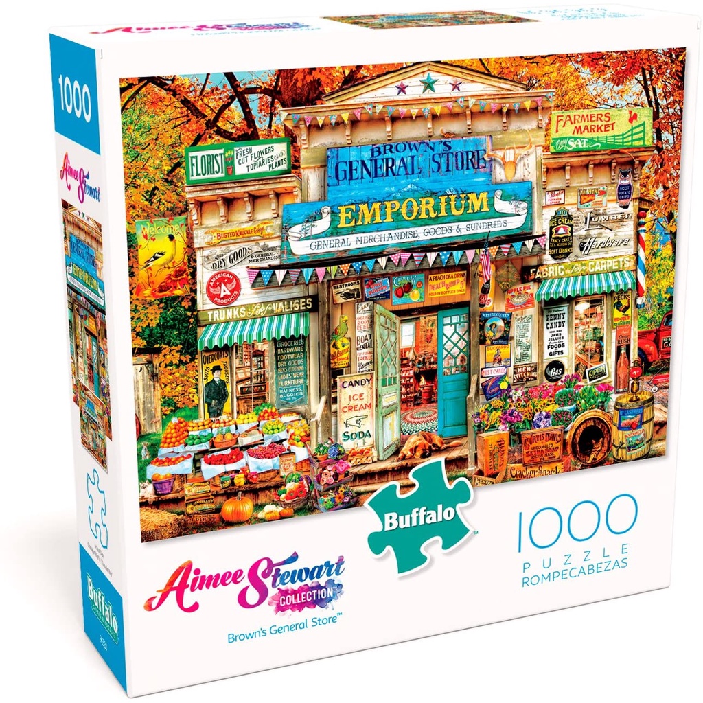 Buffalo Games Jigsaw Puzzle: Aimee Stewart - Brown's General Store ...