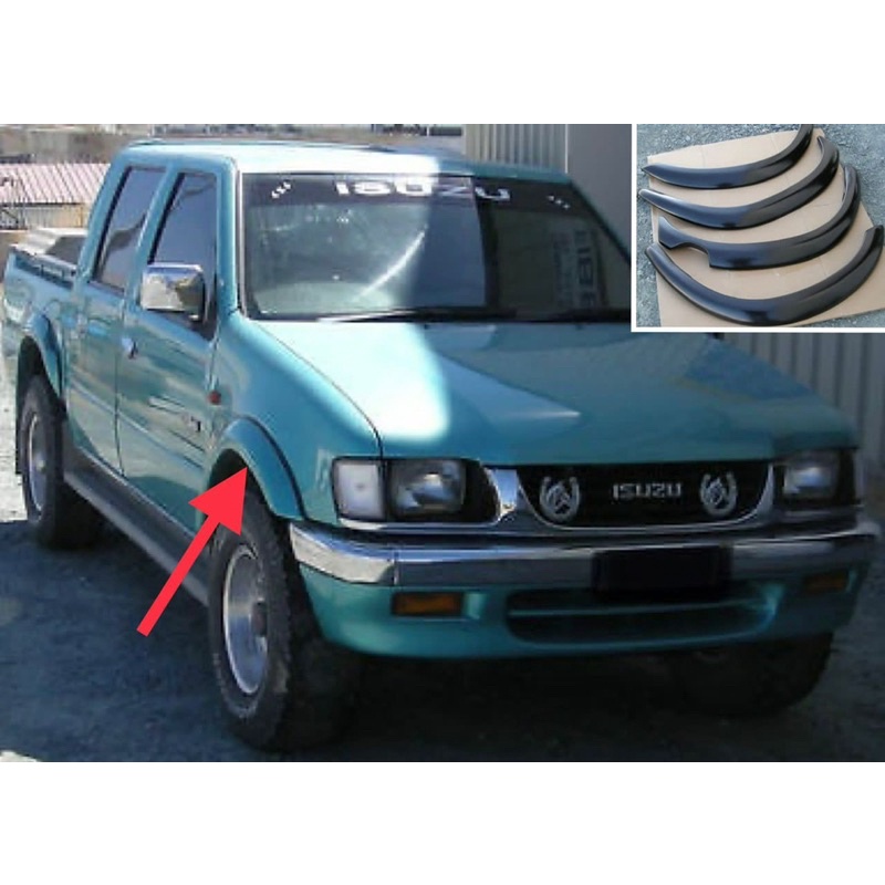 Isuzu rodeo invater fender flares Shopee Malaysia