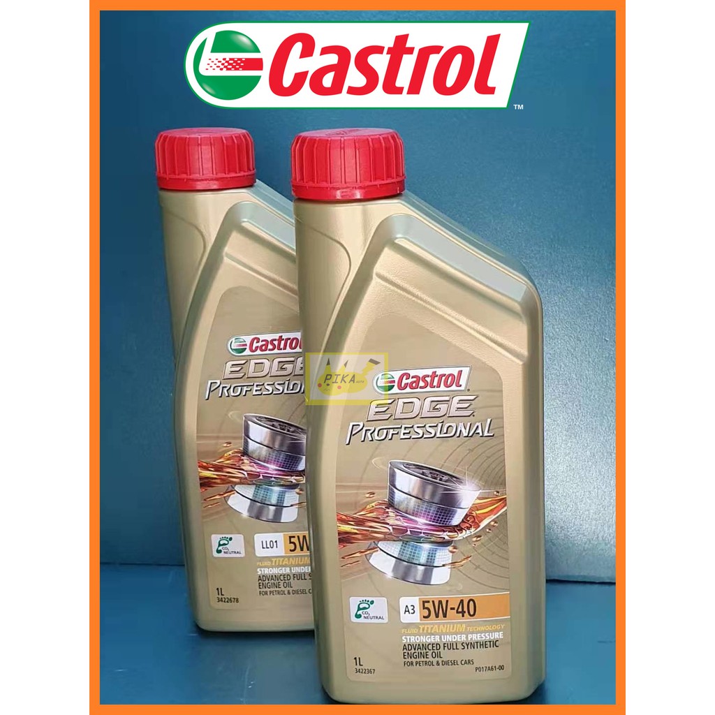 CASTROL EDGE PROFESSIONAL 5W-40 TITANUM FST FULLY SYNTHETIC ENGING OIL ...