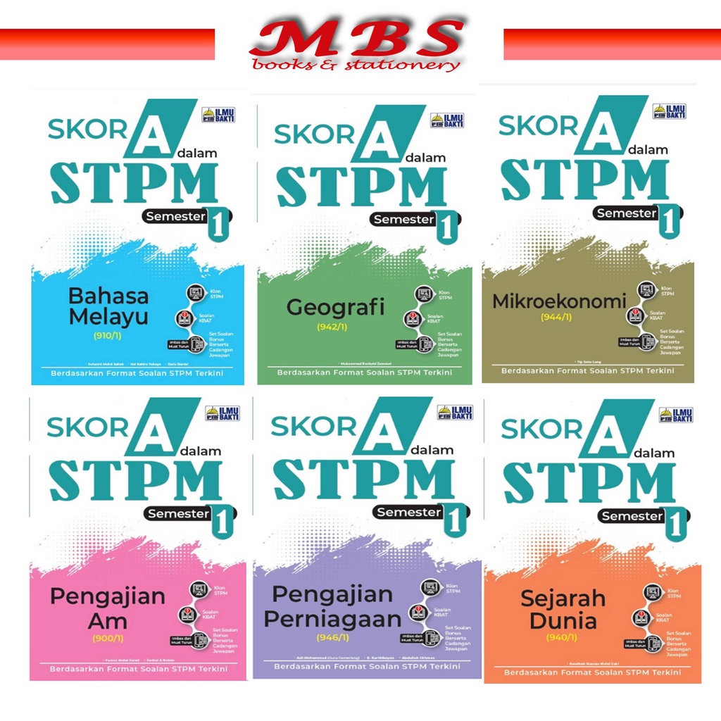 Kertas Model Skor A Dalam Stpm Semester 1 2023 Shopee Malaysia