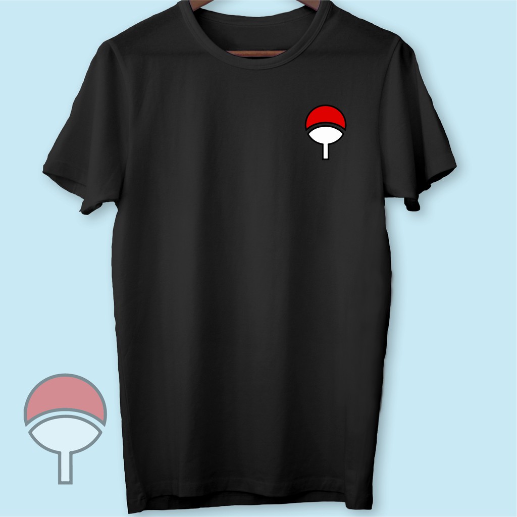 NARUTO UCHIHA LOGO T-SHIRT. ANIME MANGA NARUTO UCHIHA CLAN LOGO TSHIRT ...