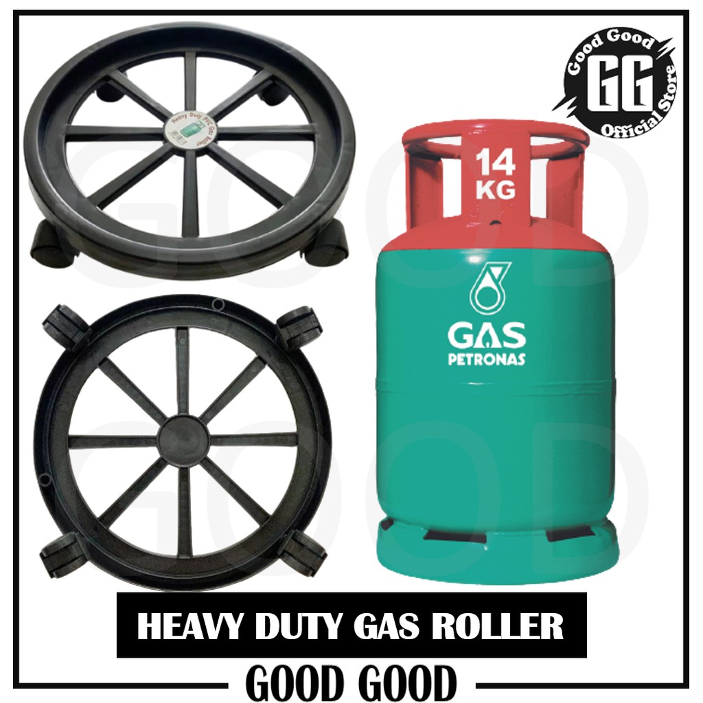 [4 Wheel] Heavy Duty Gas Roller / Gas Roller Base / Gas Tank Stand With