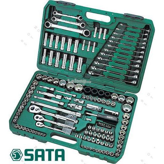 SATA 150PC 1/4X3/8X1/2' DR. Socket Set Wrench Set 09510 Shopee Malaysia