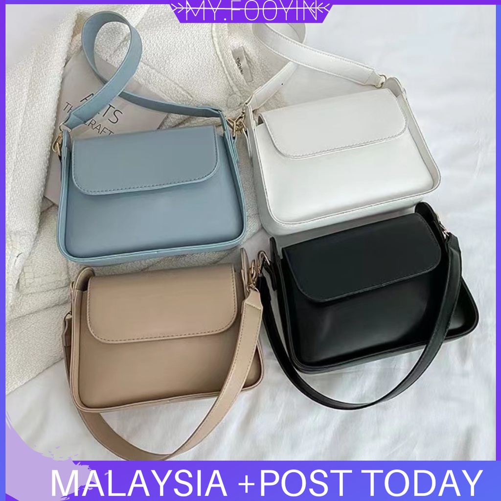 N62 READY STOCK MYFOOYIN woman shoulder leather tote sling bag handbag ...