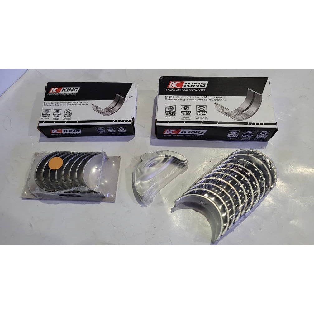 King Toyota 4AGE 4AGZE 16V 1.6L (Size STD) Performance Rod Bearing Set
