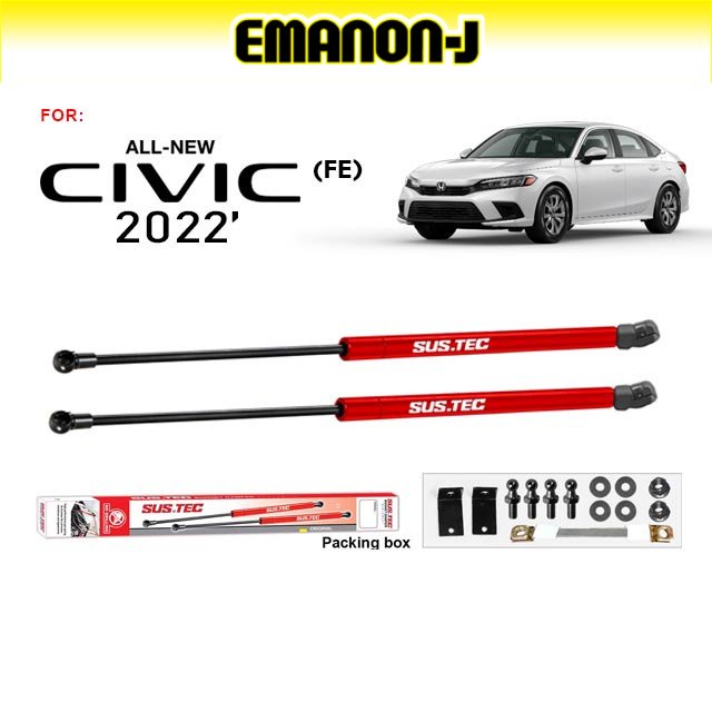 Sustec Honda Civic FE 2022 Present Front Hood Damper Gas