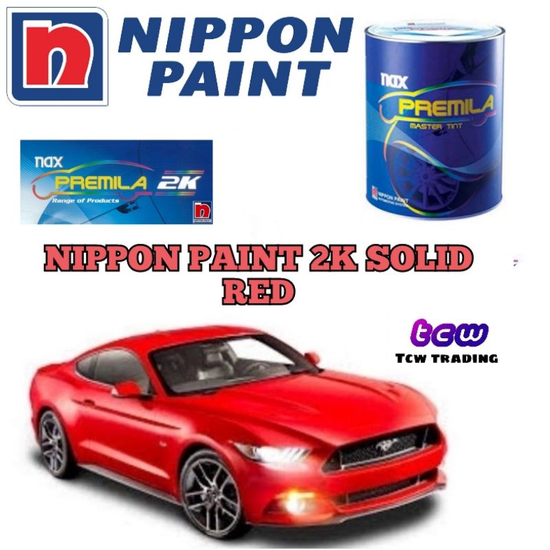 NIPPON PAINT 2K Original RED 2K CAR PAINT | Shopee Malaysia