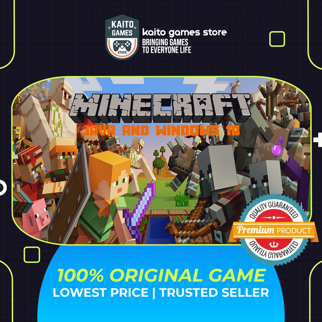 №1🔥SALE🔥Minecraft Windows 10 & JAVA Edition [100% PC Original Redeem ...