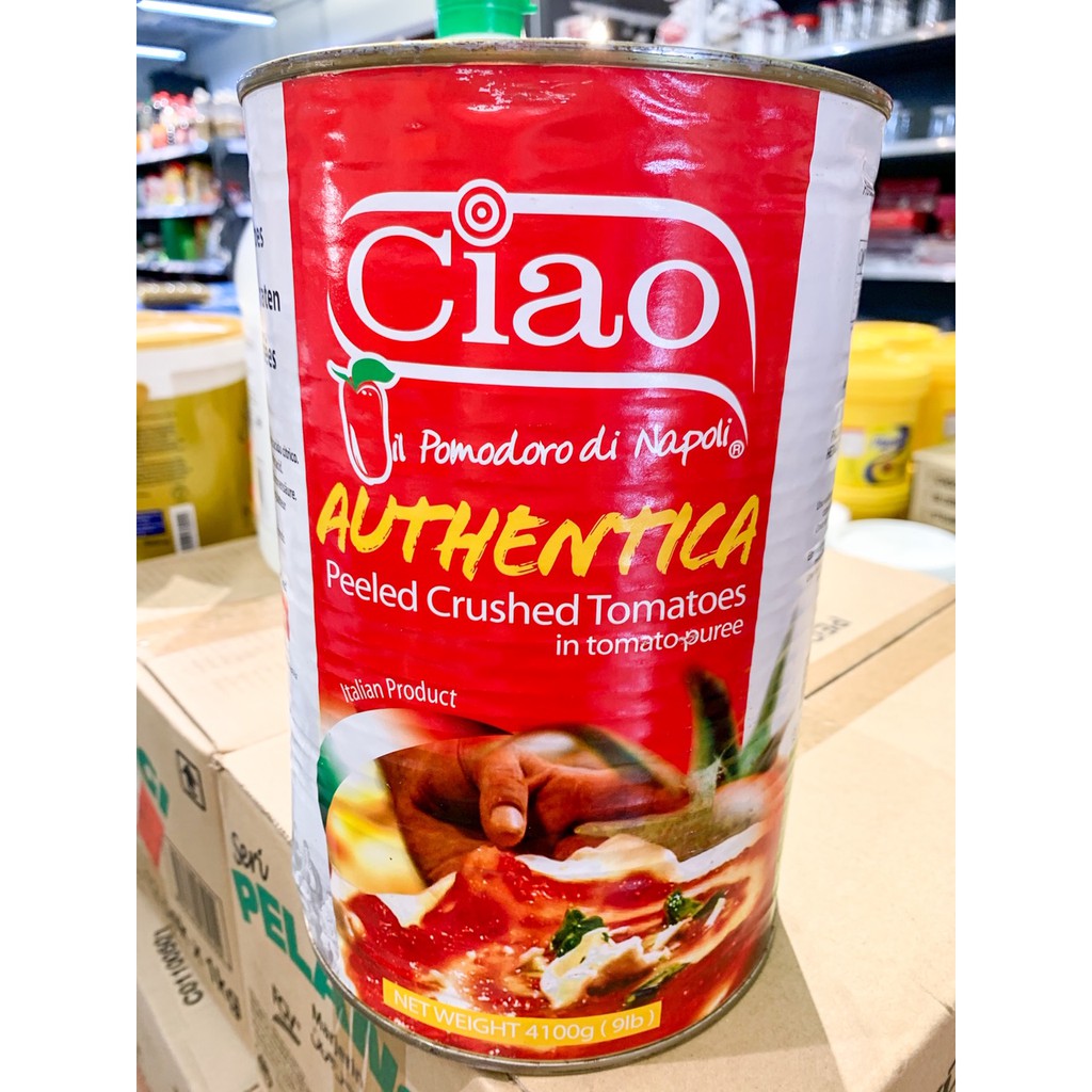 Ciao Authentica Peeled Crushed Tomatoes in Tomato Puree (4.1KG) Shopee Malaysia
