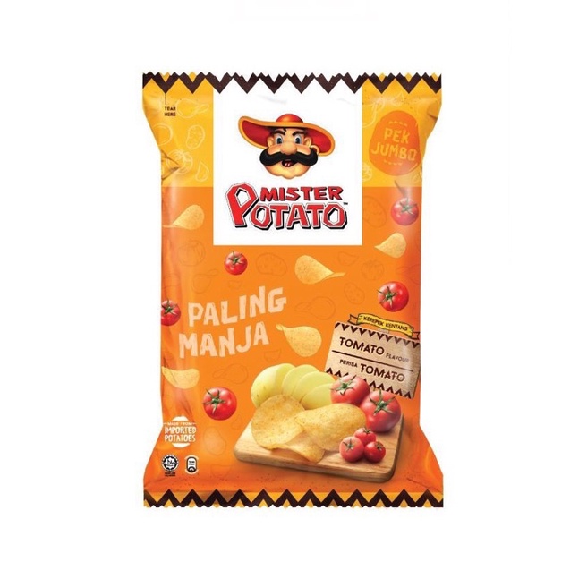 Mister Potato Chips Jumbo Pack 140gm | Shopee Malaysia