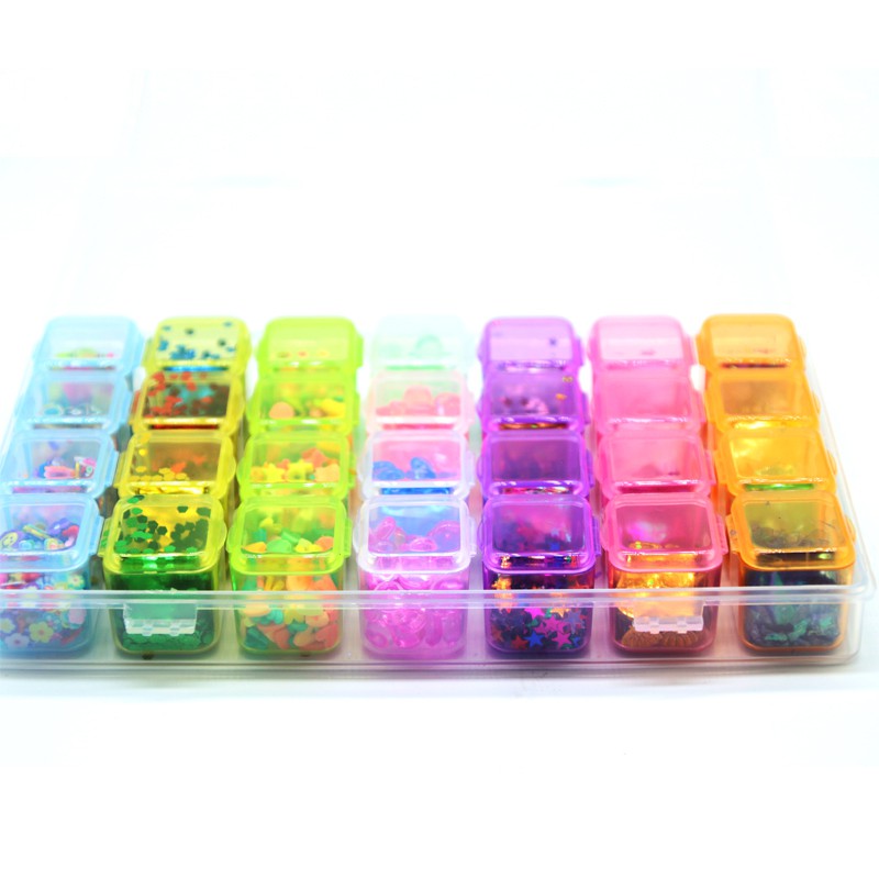 28 Boxed DIY Slime Making Set Foam Ball Granules Slime Accessories ...