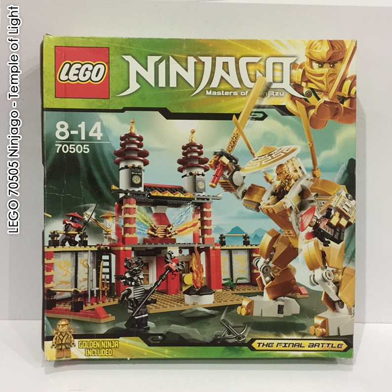 Original LEGO 70505 Ninjago Temple of Light pre owned Shopee Malaysia