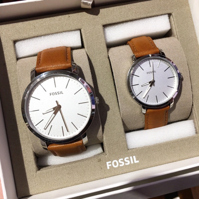 Fossil Watch Couple BQ2397SET Shopee Malaysia