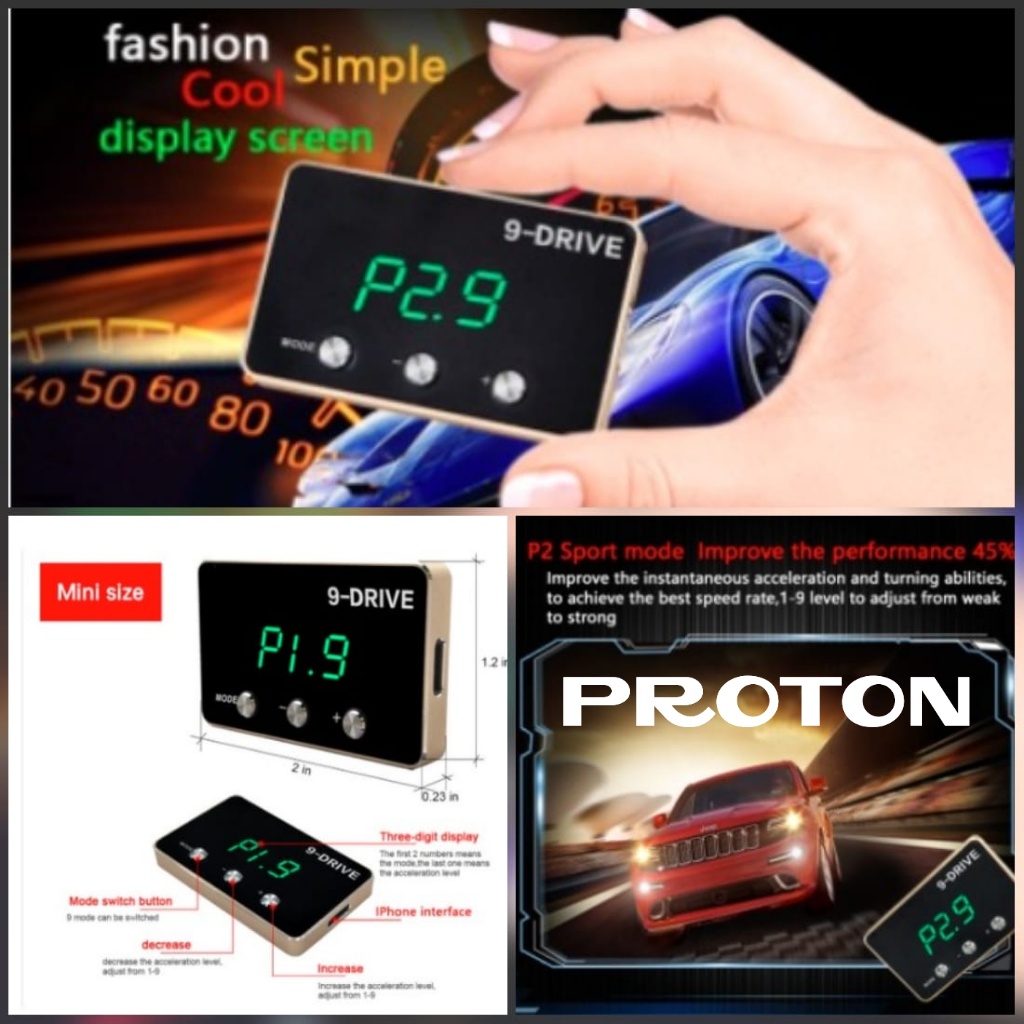 PROTON EXORA CPS/PERSONA/SAGA BLM/FL/FLX Booster 9 e Drive Car