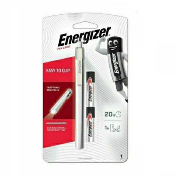 Energizer Metal Pen Light with 2x AAA Battery PLM22 Shopee Malaysia