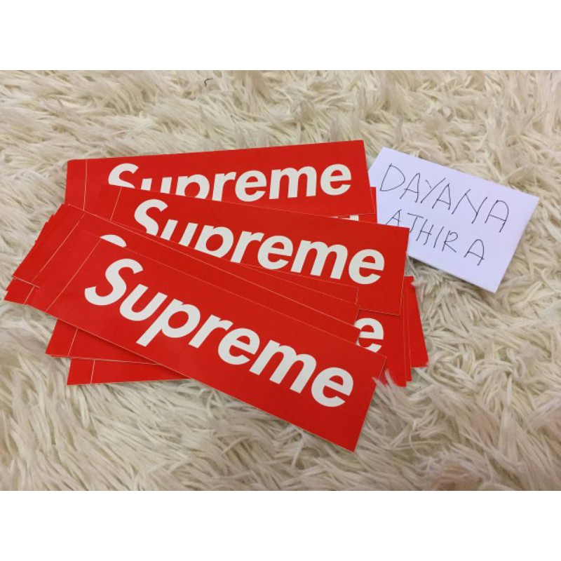 Supreme real outlet stickers