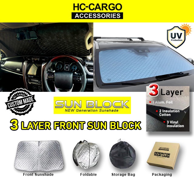 Hc Cargo Toyota Hilux Revo Rocco Rogue Oem Front Windscreen Layer Sun