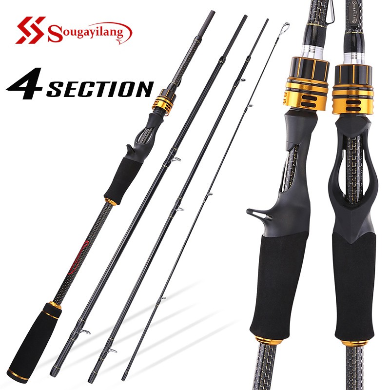 Sougayilang Fishing Rod and Reel Combo 1.8M-2.4M Casting
