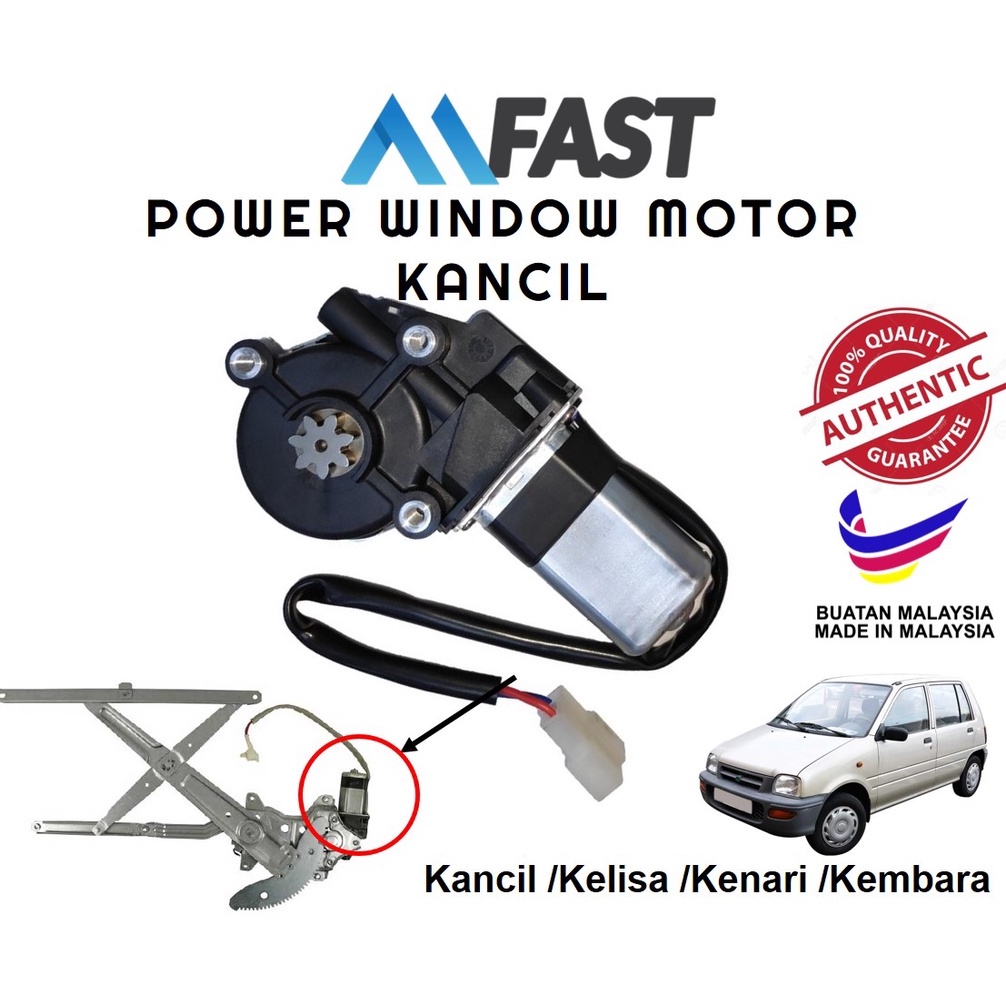 (LOCAL) Kancil Kelisa Kenari Kembara Power Window Motor Cermin Pintu