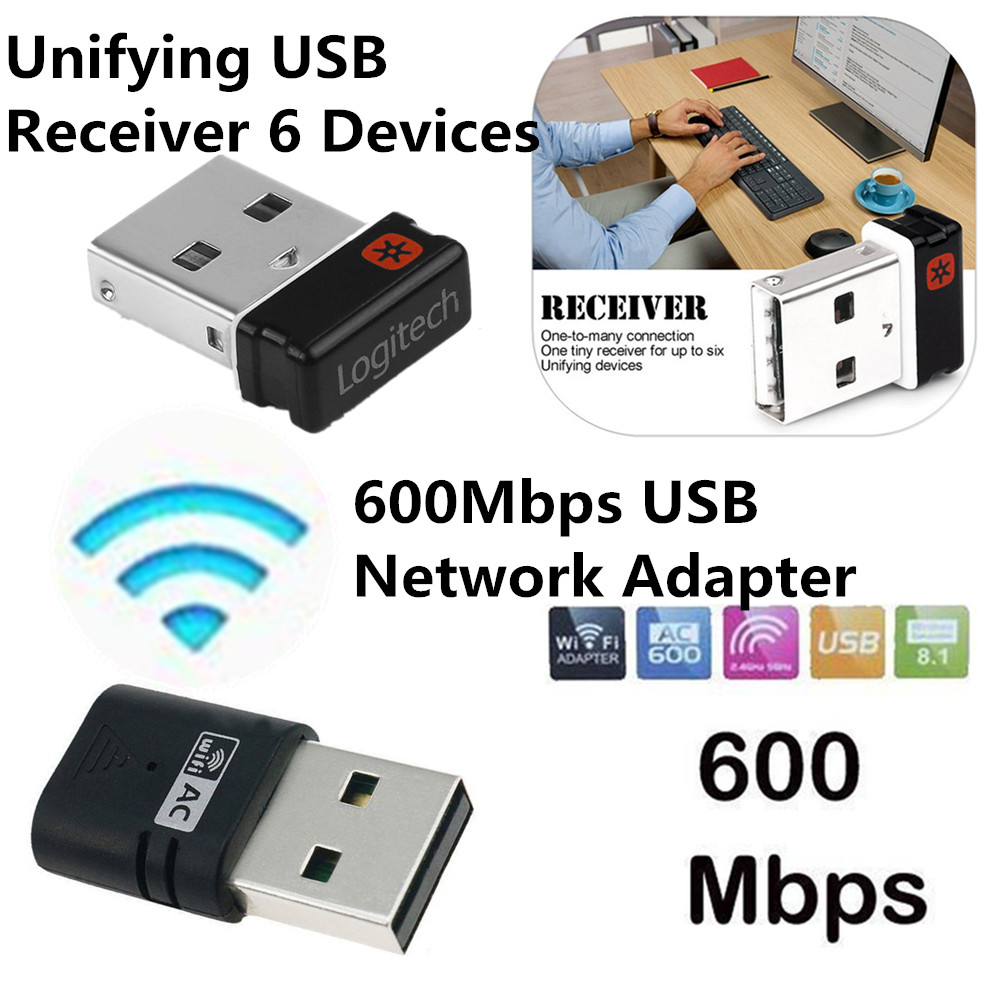 Unifying Receiver 1 To 6 Devices For Logitech Usb Wireless Keyboard Dongle Mouse 6 Way Wireless 6378