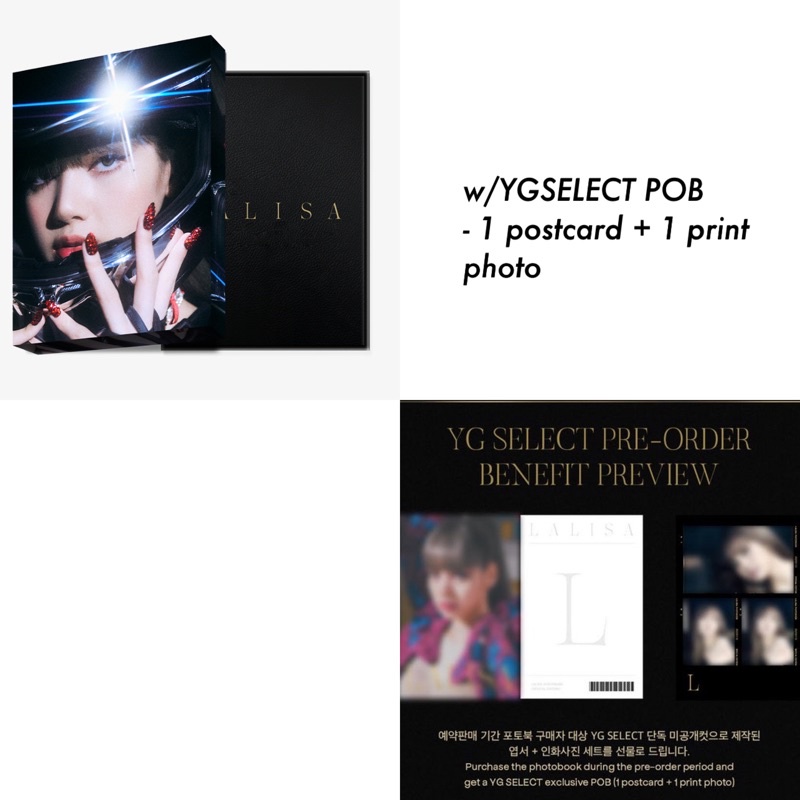 211208 LISA - ‘LALISA’ PHOTOBOOK [SPECIAL EDITION] Pre-order notice has