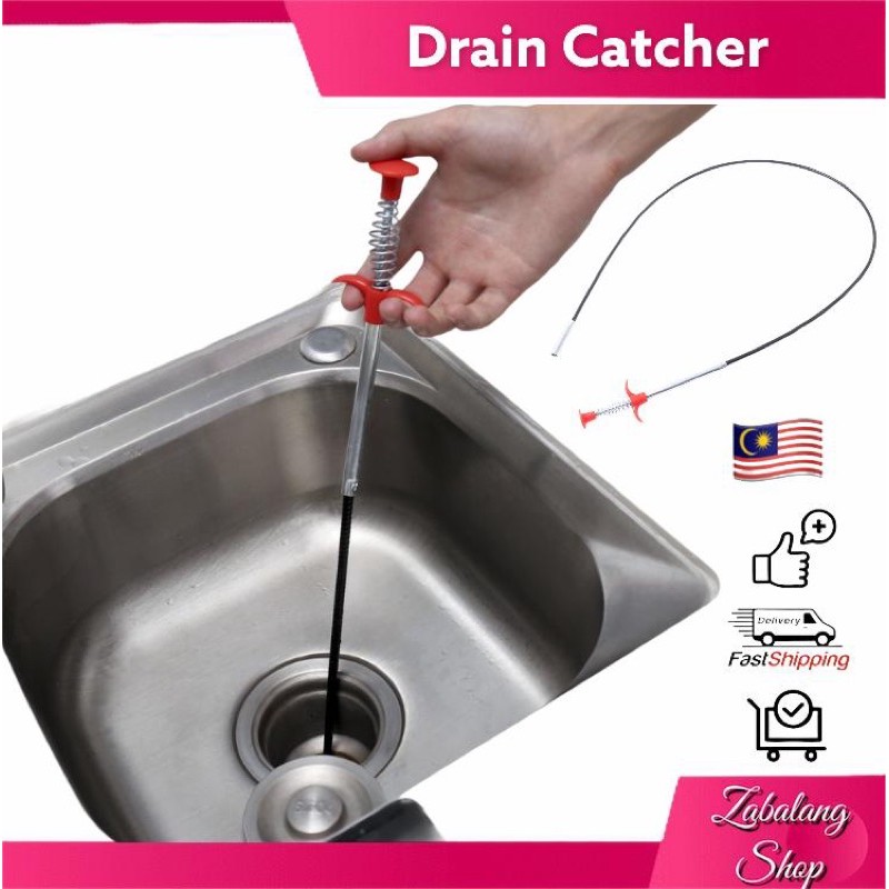 Stainless Steel Drain Cleaning Stick, Drain Basin Cleaning Tool