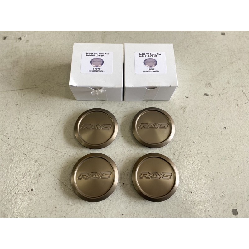 CENTER CAP RAYS JAPAN 🇯🇵 BRONZE GENUINE PARTS FROM JAPAN (4pcs ...