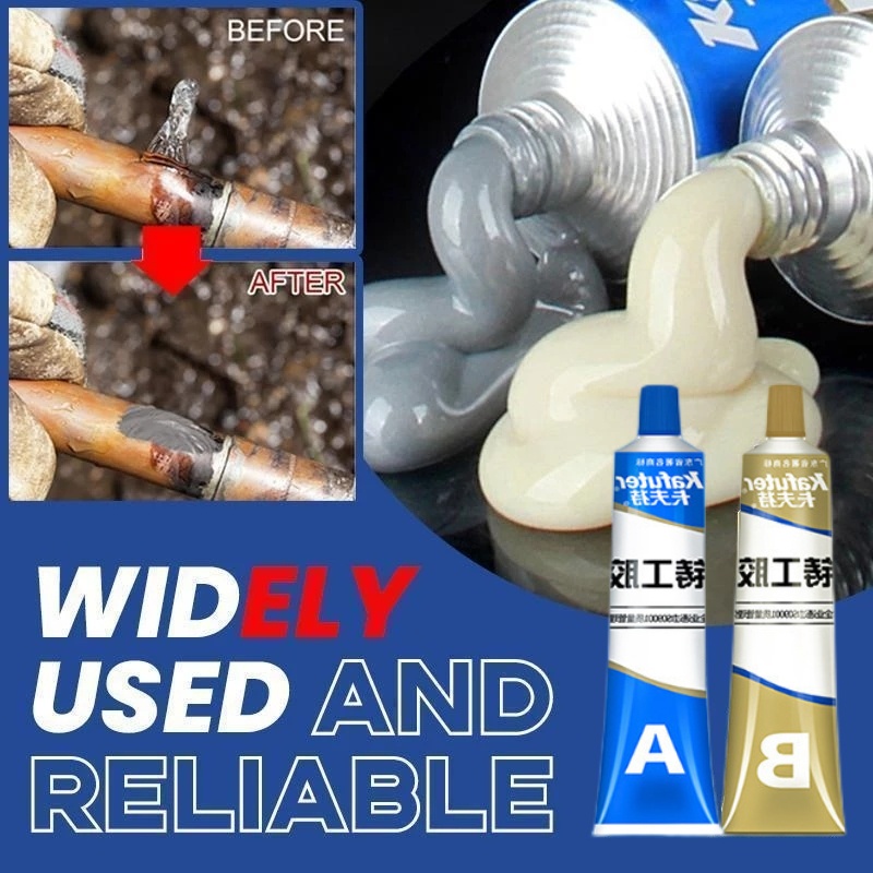 Metal Glue 65g 100g Gam Besi Kuat A+B Super Glue for Metal Repairing ...