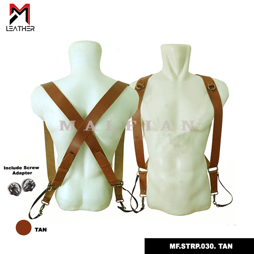 Genuine Leather Strap Double Camera Strap Free Custom with MF.STRAP.030 ...
