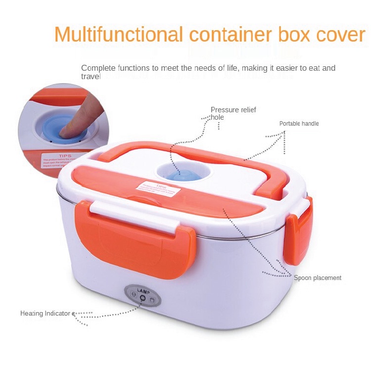 Multi function portable electric lunch box bekas makanan multifungsi
