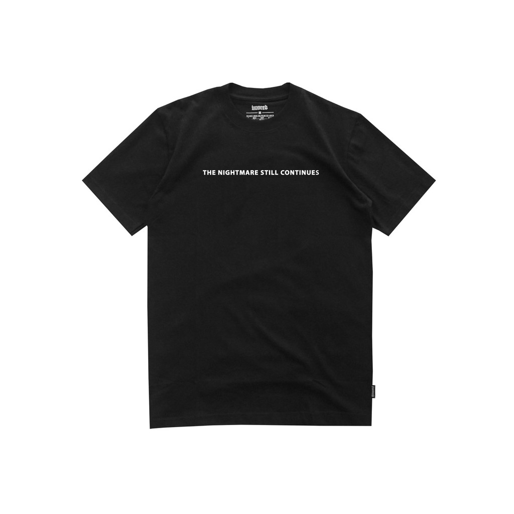 HITAM Husted NUCLEAD Black T-Shirt | Shopee Malaysia