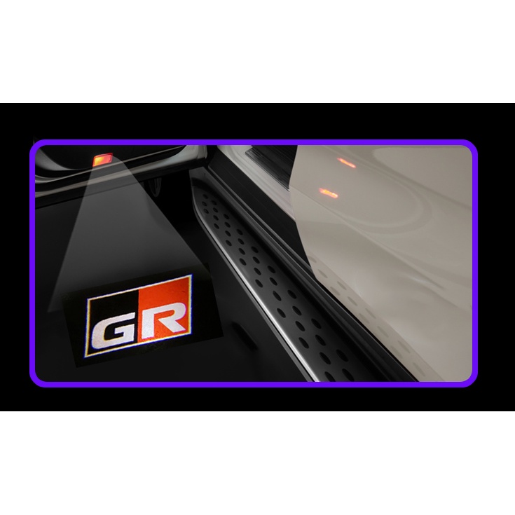 xps 2pcs GR Sport Courtesy Welcome Light Car Door Warning Light For ...