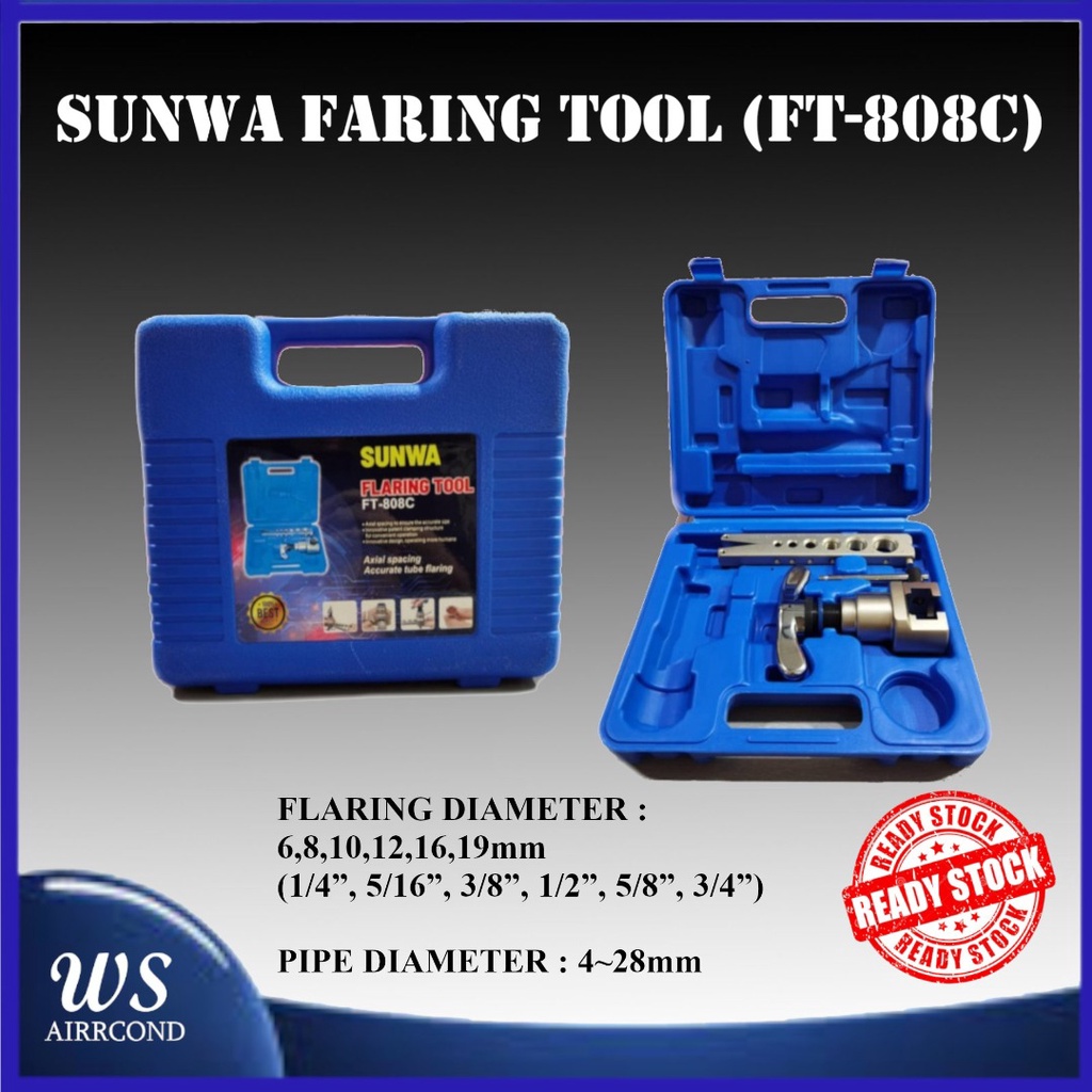 【WS】SUNWA Flaring Tool (FT-808C) | Shopee Malaysia
