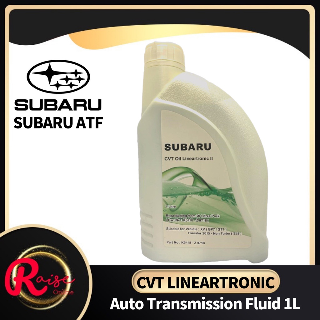 Subaru ATF CVT 1L Subaru XV GP7 GT7 Forester SJ5 Lineartronic Auto ...