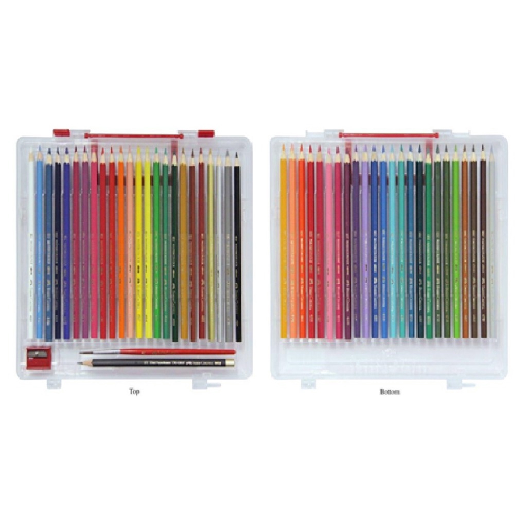 FaberCastell Watercolour Pencil 48piece Set with My Exam Set
