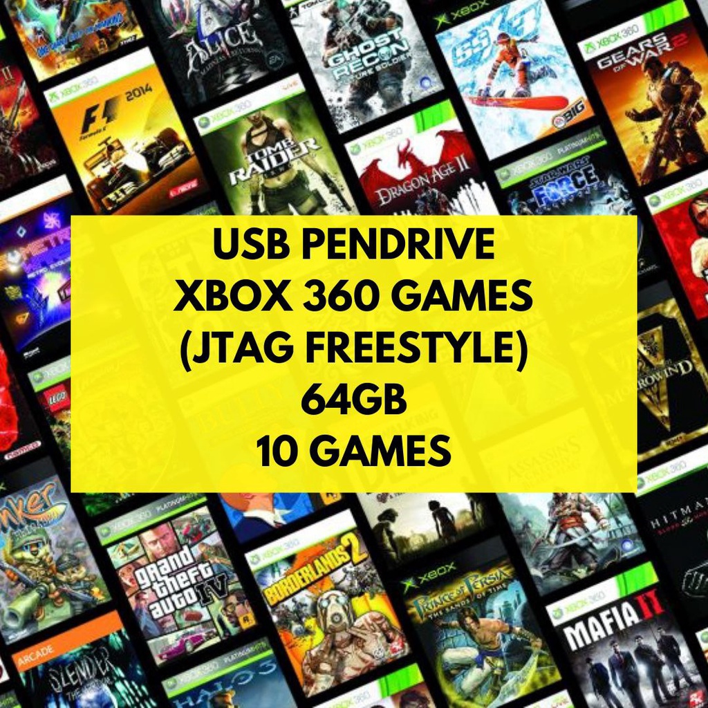 SAVE DATA* 64GB FULL GAMES PLUG & PLAY XBOX 360 GAMES JTAG FREESTYLE  PENDRIVE USB GAME SAVE MEMORY | Shopee Malaysia