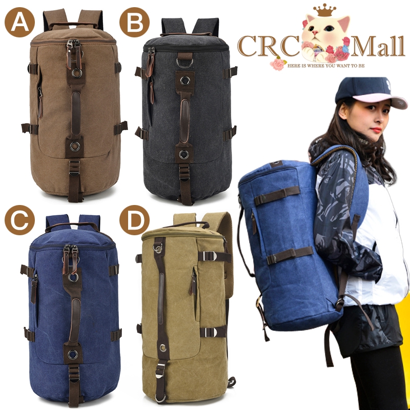 Men Duffel Backpack Laptop Backpack Duffel bag Canvas hiking bag backpack Shopee Malaysia