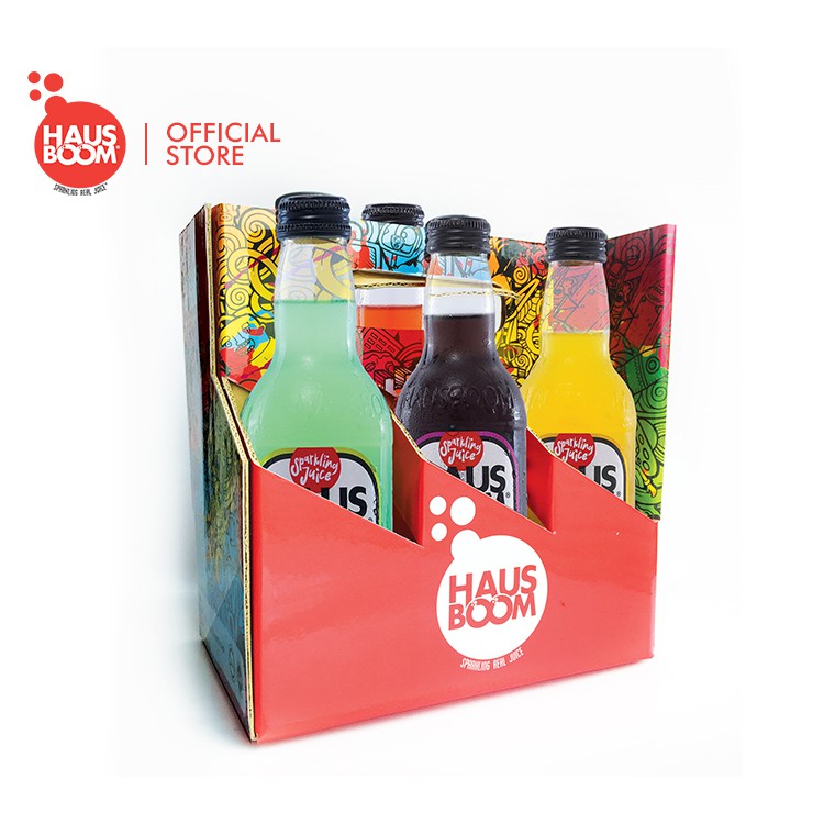Hausboom Sparkling Real Juice Pack of 6 Shopee Malaysia