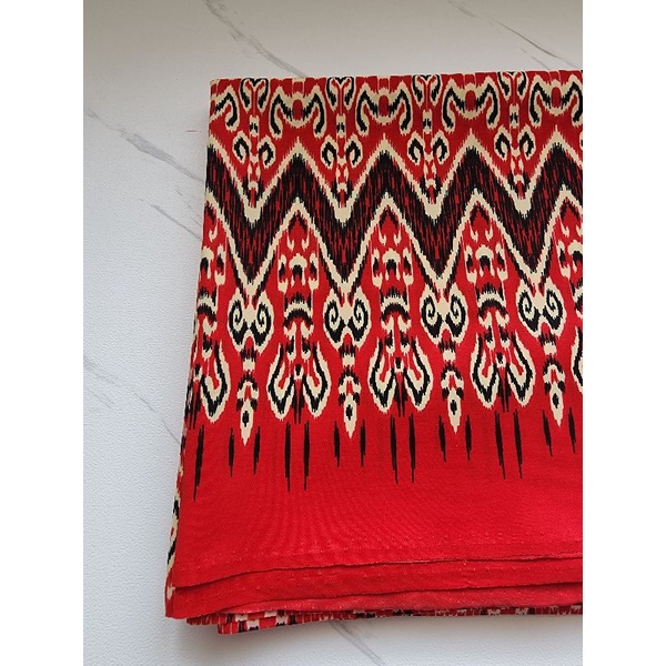 Batik Sarawak (Original RED) Batik Borneo | Shopee Malaysia