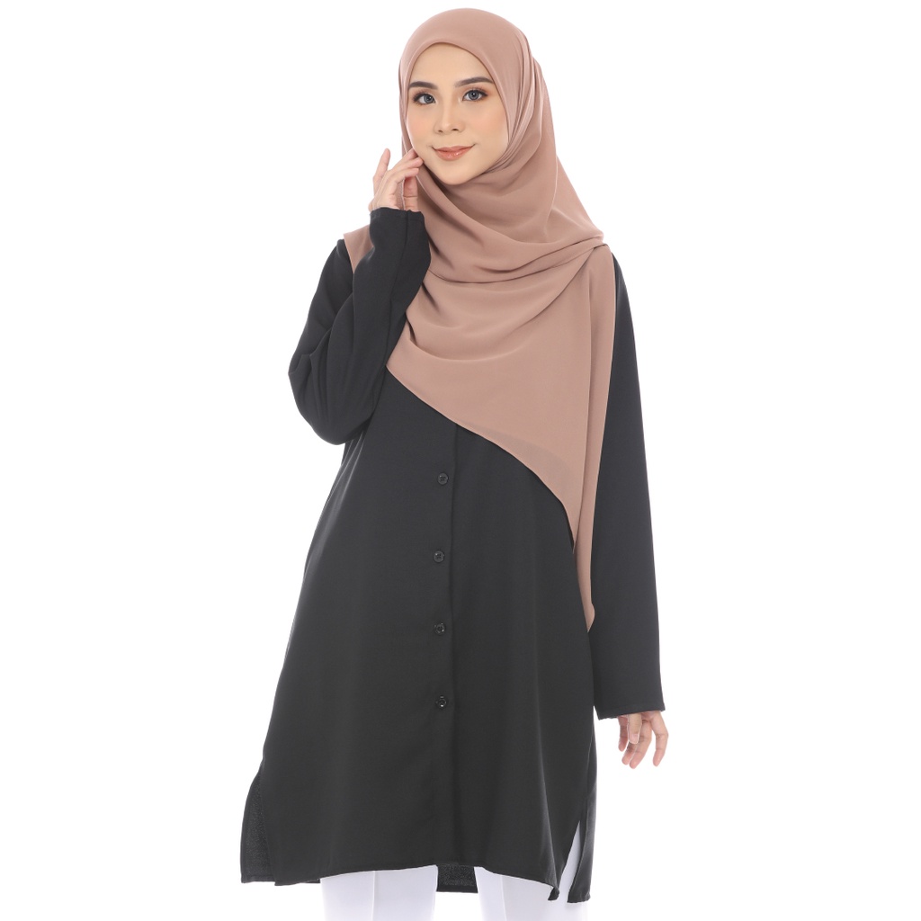 Blouse Aufa. Blouse Muslimah Zara.Blouse Button | Shopee Malaysia