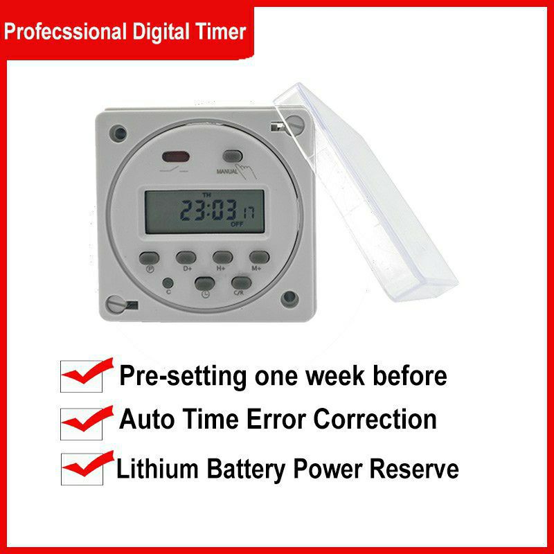 DC TIMER CN101 WEEKLY PROGRAMMABLE TIMER DC | Shopee Malaysia