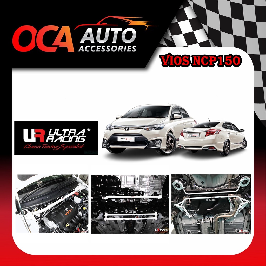 Toyota Vios NCP150 XP150 5Speed 7Speed CVT Ultra Racing Bar Safety Bar