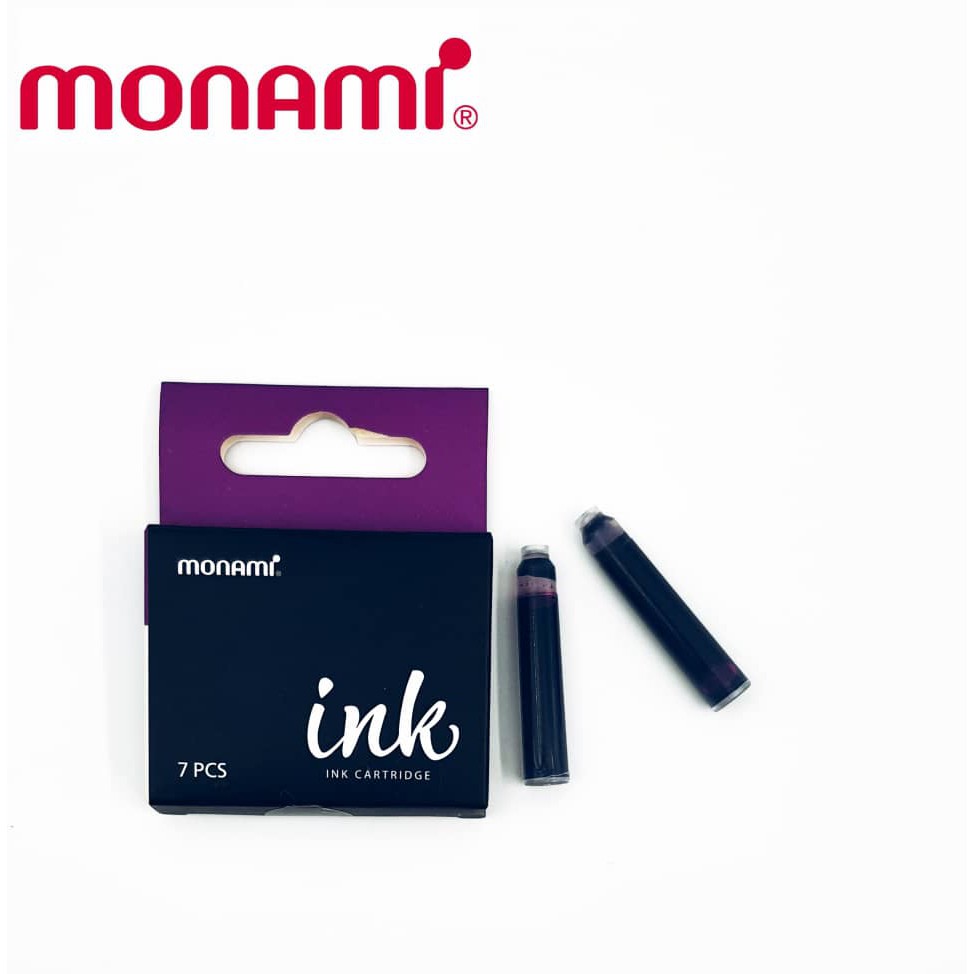 Monami Olika Fountain Pen Ink Cartridge 7 Pcs Refill Set (Per pack