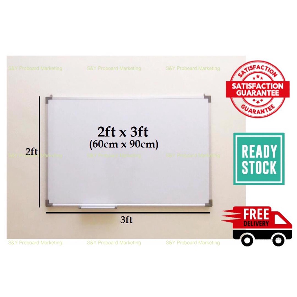 White board Size 2x3 3x4 4x4 4x5 4x6 4x8 WhiteBoard 1.5x2ft