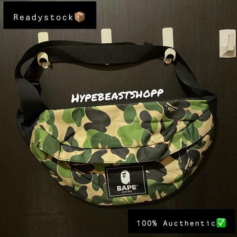 REAYDYSTOCK 100 ORIGINAL Japan Bape Magazine 2021 Camo Waist Bag