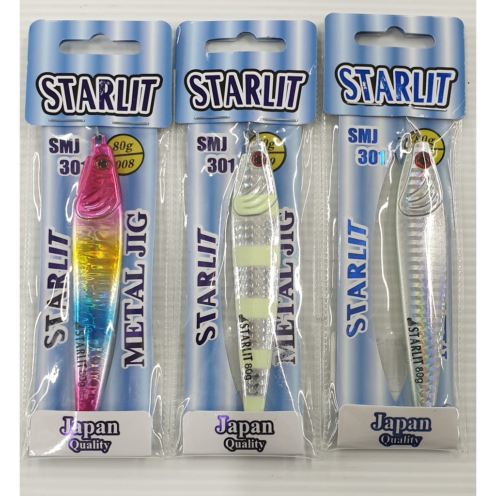 OFFER!! STARLIT SMJ301 80G FAST JIG LIGHT JIG | Shopee Malaysia