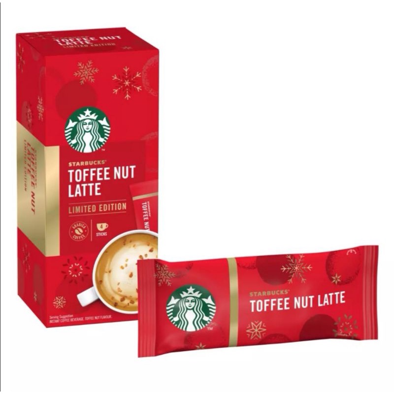 Starbucks Toffee Nut Latte Limited Edition Premium Instant Mixes