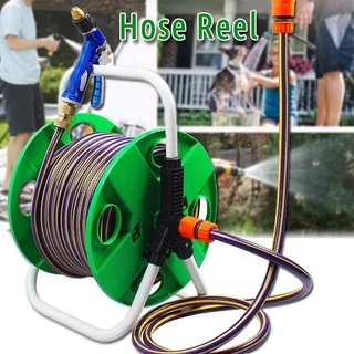 DAYE 20m Auto Rewind Roll-up Retractable Garden Wall-mounted Water Hose  Reel DY606X, Kekili Selang Hos, Paip Air, 水喉
